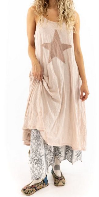 Magnolia Pearl Cotton Jersey Star Applique Lana Tank Dress 450 Molly