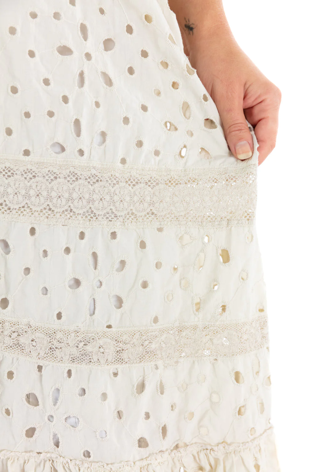 Magnolia Pearl Eyelet Haru Dress 959 Moonlight