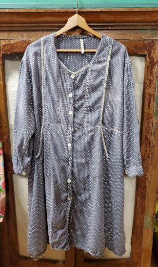 PRE-LOVED Magnolia Pearl Polka Dot Dress XWK364 Gray