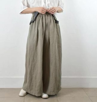 Veritecoeur Garment Daisu Suspender Pants VC-2829 GRYGE